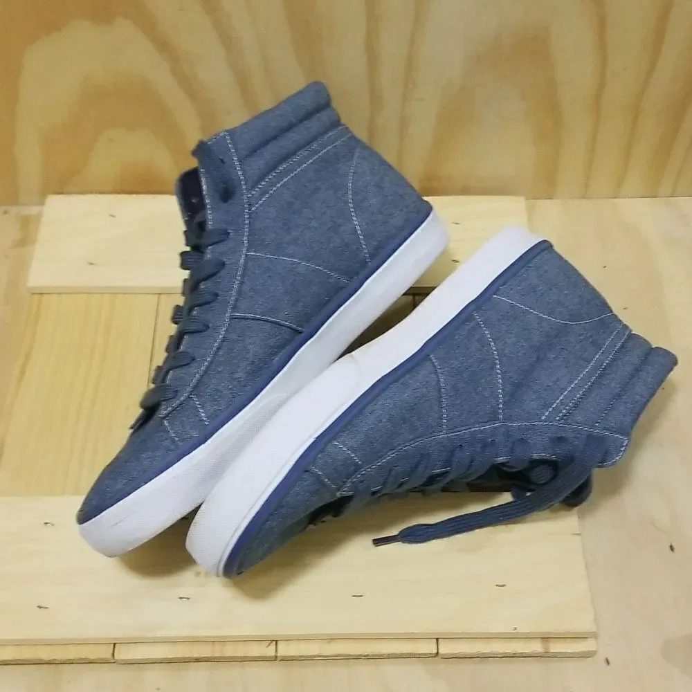 Polo by Ralph Lauren Denim high top Sneakers Mens size 11 1/2